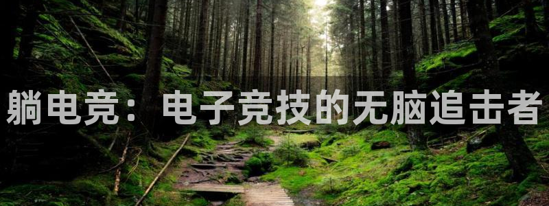 易游电竞官网：躺电竞：电子竞技的无脑追击者