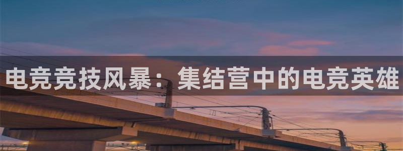 易游电竞官网：电竞竞技风暴：集结营中的电竞英雄