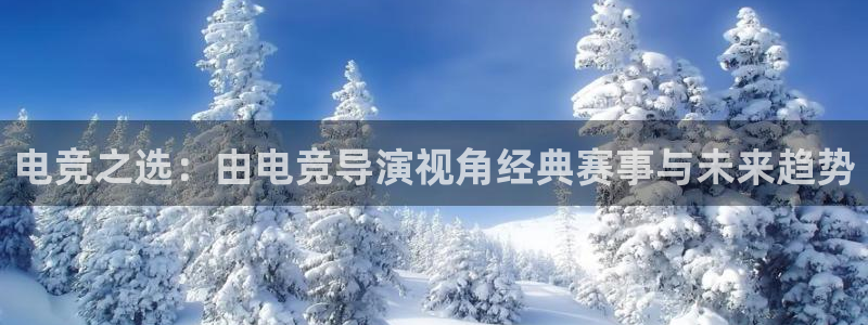 易游电竞：电竞之选：由电竞导演视角经典赛事与未来趋势